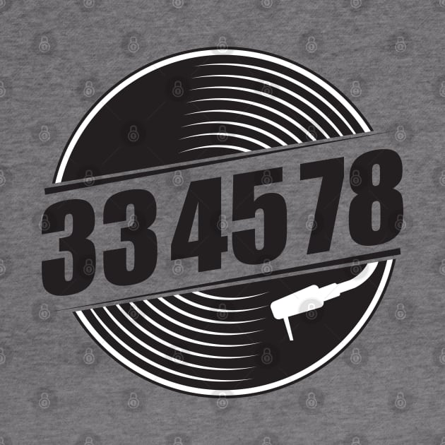 33 45 78 RPM Record & Vinyl Lovers Gift graphic by theodoros20